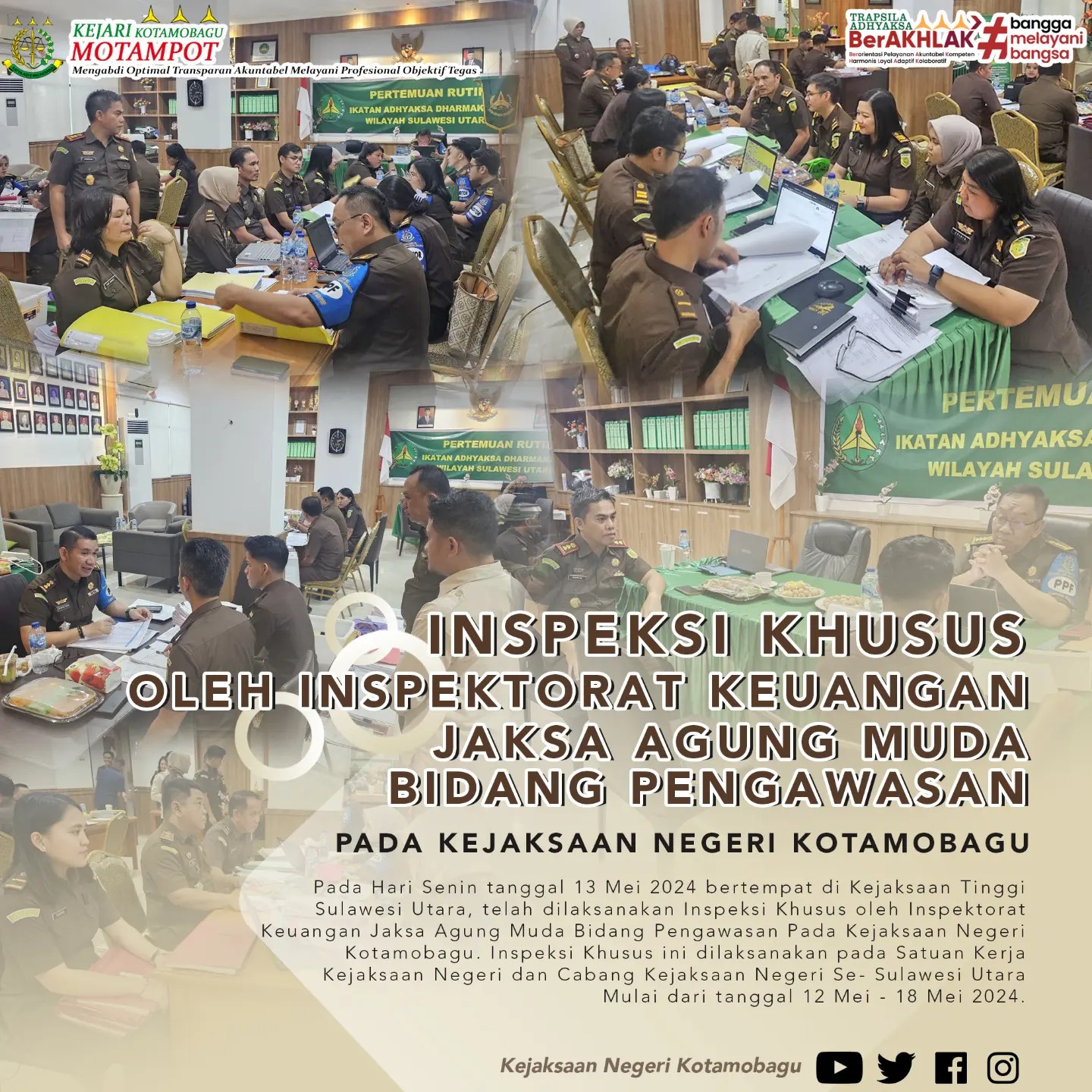 Briefing/Sosialisasi terkait Peraturan Kejaksaan RI Nomor 3 Tahun 2022